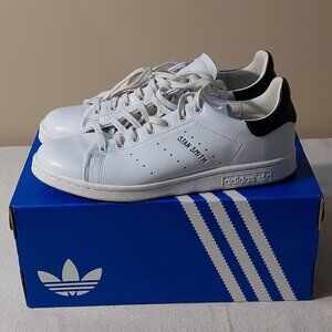 Adidas Stan Smith Lux Sneakers White/Black Leather Size: 7